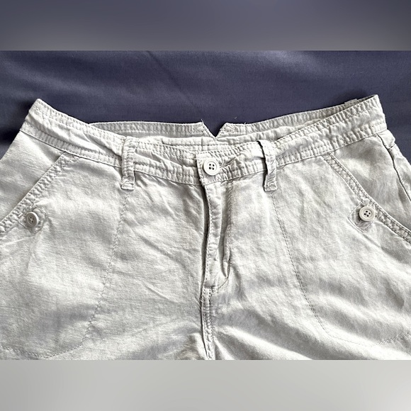 Calvin Klein Linen Shorts - Picture 3 of 5